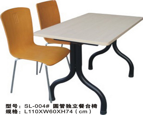 圓管獨立（lì）餐桌
