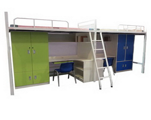 雙人鋼木公寓床（chuáng） (1)